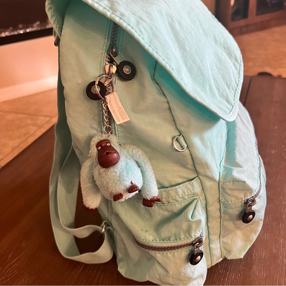 Kipling Ezra Backpack Teal - Picture 2 of 15